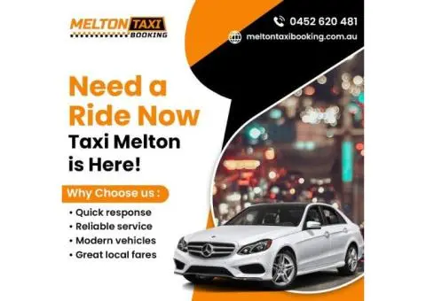 Trusted Melton Taxi Company at  Melton Taxi Booking