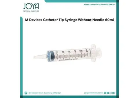M Devices Catheter Tip Syringe Without Needle 60ml - Joya Medical Supplies