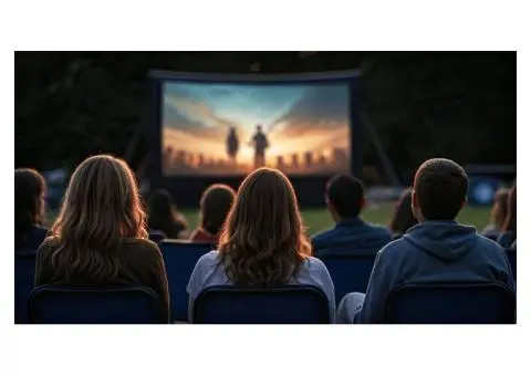 Outdoor Projector And Screen Hire Package Deal