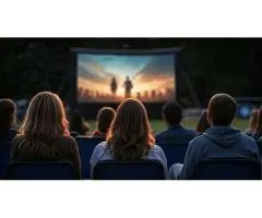Outdoor Projector And Screen Hire Package Deal