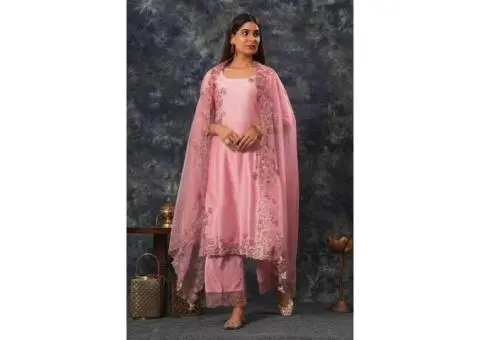 Pretty in Pink – Bhai Dooj Salwar Kameez Collection by Mirraw