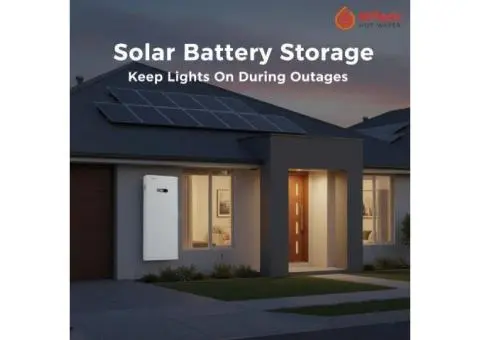 Solar Battery Storage Keep Lights On During Outages