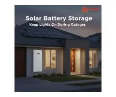 Solar Battery Storage Keep Lights On During Outages
