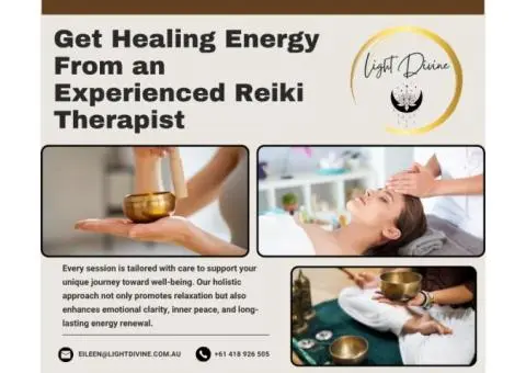 Get Healing Energy From an Experienced Reiki Therapist