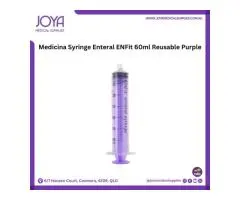 Medicina Syringe Enteral ENFit 60ml Reusable Purple - Joya Medical Supplies