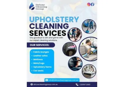 Deluxe Cleaning Group: Upholstery Cleaning Brisbane with Carpet Steam Cleaning - 2/2