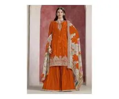 Diwali Dazzle – Shop Stunning Sharara Suits at Mirraw