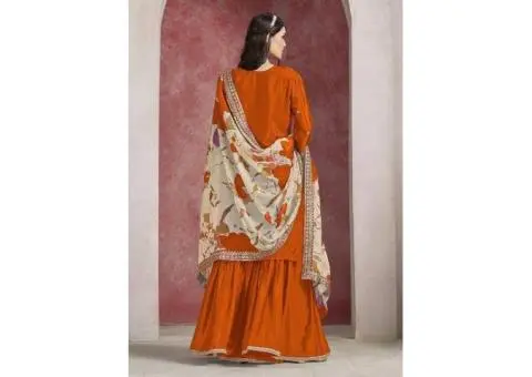 Diwali Dazzle – Shop Stunning Sharara Suits at Mirraw - 2/2