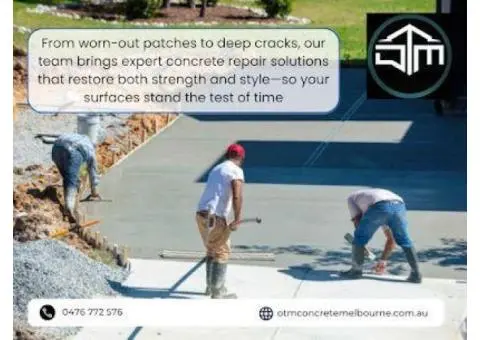 Driveway and Concrete – OTM Concrete Melbourne