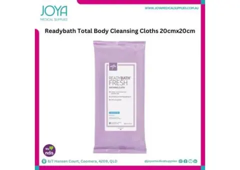 Readybath Total Body Cleansing Cloths 20cmx20cm - Joya Medical Supplies