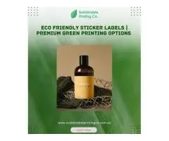 Eco Friendly Sticker Labels | Premium Green Printing Options