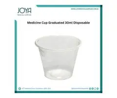 Medicine Cup Graduated 30ml Disposable - Joya Medical Supplies