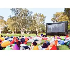 Outdoor Cinema Hire Near Me - Perfect for Backyard Movie Nights