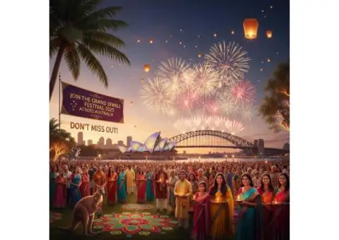 Join the Grand Diwali Festival 2025 Across Australia – Don’t Miss Out!