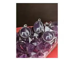 Handmade Silver Pendants with Lily Agate