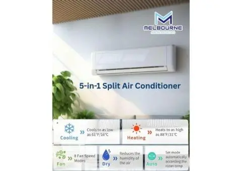 Smart Air Conditioning with 5 Modes in One System
