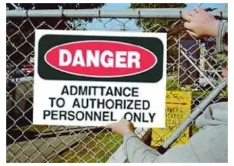 Get Premium Construction Industrial Signage that Speak Strength