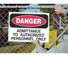 Get Premium Construction Industrial Signage that Speak Strength