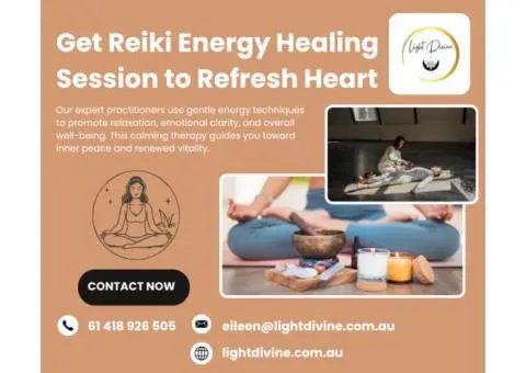 Get Reiki Energy Healing Session to Refresh Heart