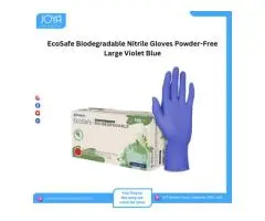 EcoSafe Biodegradable Nitrile Gloves Powder-Free Large Violet Blue - Joya Medical Supplies