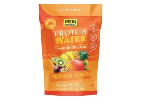 Refresh & Recover with Tropical Punch Protein Water WPI + BCAAs