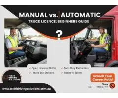 Manual vs Automatic Truck Licence: Which Is Best for Beginners?