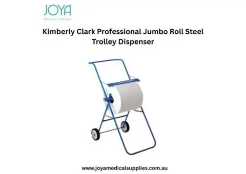 Kimberly Clark Professional Jumbo Roll Steel Trolley Dispenser - Joya Medical Supplies