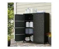 Gardeon Outdoor Storage Cabinet Box – Stylish Wicker Garage & Garden Solution