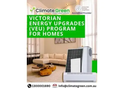Upgrade & Save with the Victorian Energy Upgrades Program