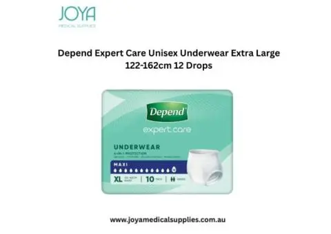Depend Expert Care Unisex Underwear Extra Large 122-162cm 12 Drops - Joya Medical Supplies