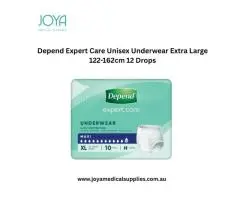 Depend Expert Care Unisex Underwear Extra Large 122-162cm 12 Drops - Joya Medical Supplies