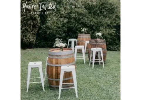 Bar Tables & Stools for Hire in Melbourne at You’re Invited Event Hire