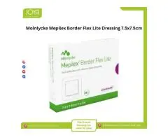 Molnlycke Mepilex Border Flex Lite Dressing 7.5×7.5cm - Joya Medical Supplies