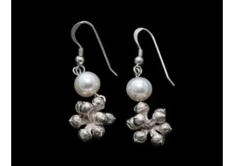 Celebrate Australian Craftsmanship with Eucalyptus Pearl Earrings