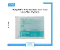 Multigate Non-X-Ray Detectable Gauze Swabs 7.5cmx7.5cm 8Ply Sterile - Joya Medical Supplies