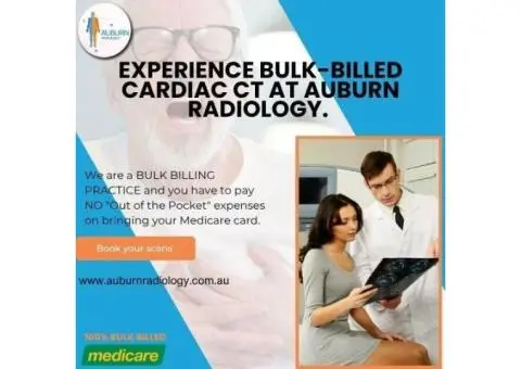 Experience Bulk-Billed Cardiac CT at Auburn Radiology. (02) 8315 8292