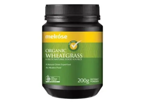 Pure Organic Wheatgrass Powder for Energy, Immunity & Detox Support