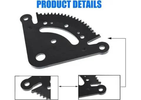 Steering Sector & Pinion Gear W/Bushings Replacement for John Deere D130 D140 D1 - 2/3