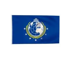 Super Earth Flag Banner 3X5Feet Garden House Flag Banner Decor, Blue