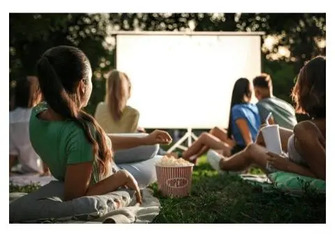 Outdoor Movie Screen Hire – Perfect for Backyard & Events
