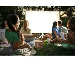 Outdoor Movie Screen Hire – Perfect for Backyard & Events