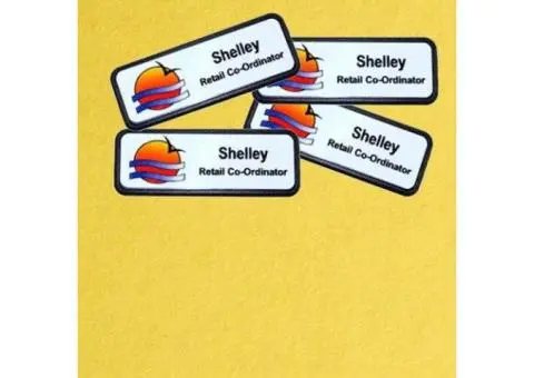 Premium Quality Name Badges – Ideal for Businesses