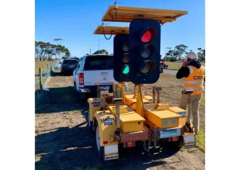 Manage Traffic Efficiently With Portable Traffic Lights
