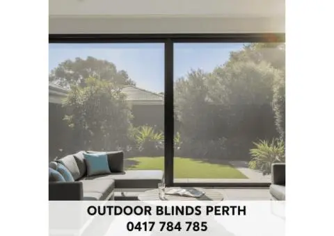 PREMIUM OUTDOOR BLINDS PERTH: Durability Meets Style