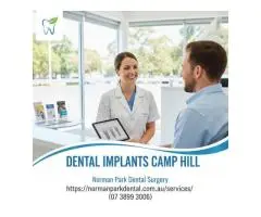 Regain Your Confident Smile with Dental Implants Camp Hill at Norman Park Dental Surgery