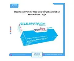 Cleantouch Powder Free Clear Vinyl Examination Gloves Extra Large - Joya Medical Supplies