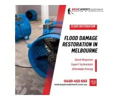 Flood Damage Restoration in Melbourne | Redcarpetreatment Experts