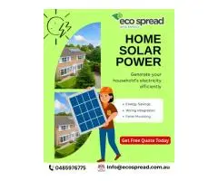 Home Solar Power Installation Experts in Melbourne & Nearby Suburbs | Ecospread