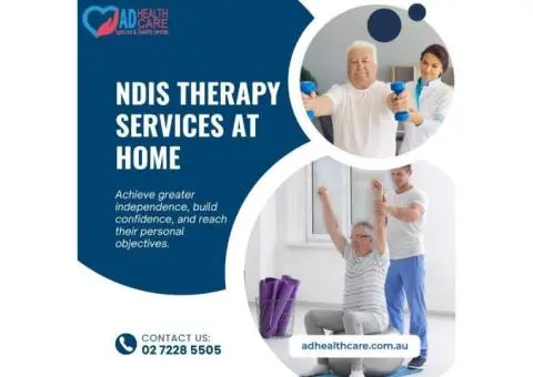 NDIS therapy services at home