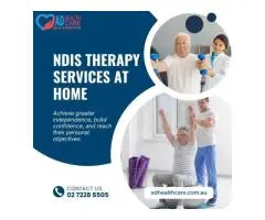 NDIS therapy services at home